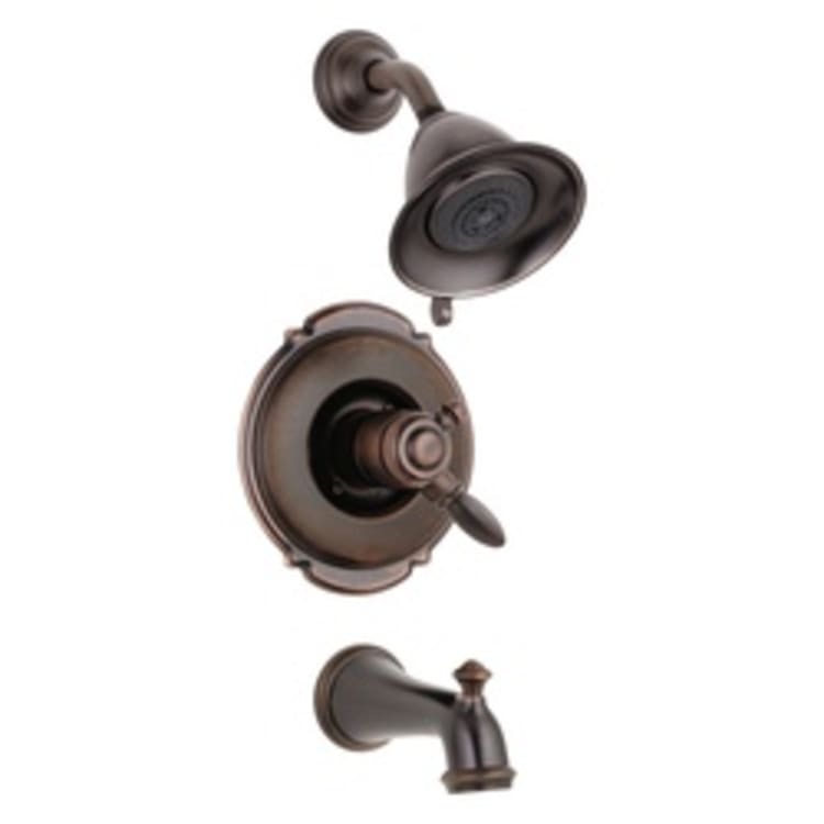 DELTA® T17455-RB Monitor® 17 Tub and Shower Trim, 2.5 gpm Shower, Hand Shower Yes/No: No, Venetian Bronze