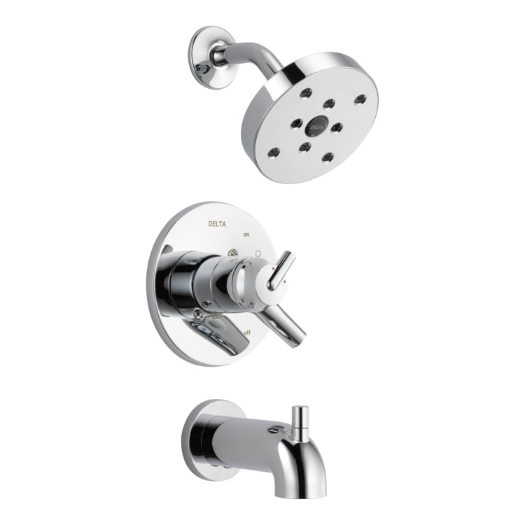 DELTA® T17459 Monitor® 17 Tub and Shower Trim, 1.75 gpm Shower, Polished Chrome