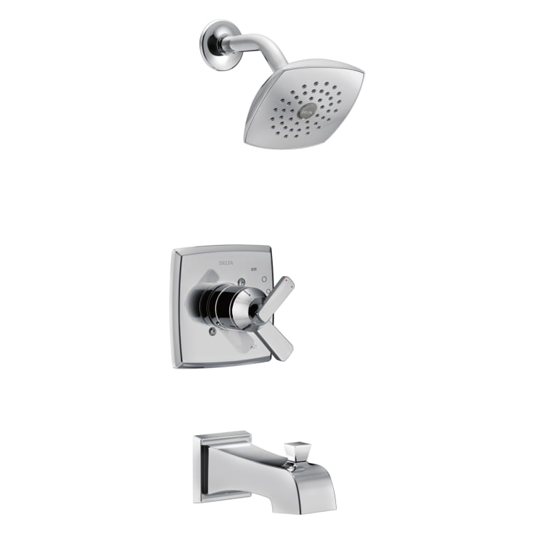 DELTA® T17464 Monitor® 17 Tub and Shower Trim, 1.75 gpm Shower, Polished Chrome