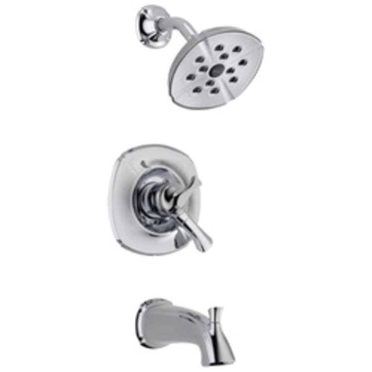 DELTA® T17492 Monitor® 17 Tub and Shower Faucet Trim, 1.75 gpm Shower, Hand Shower Yes/No: No, Chrome Plated