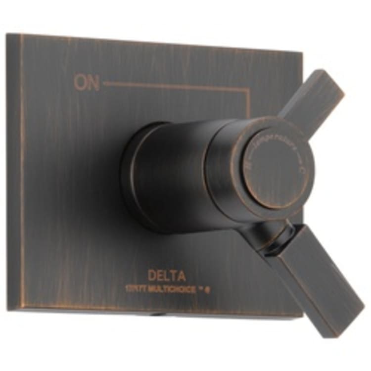 DELTA® T17T053-RB TempAssure® 17T 2-Function Valve Trim Only, 2.5 gpm Shower, Venetian Bronze