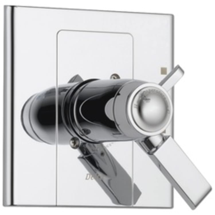 DELTA® T17T086 TempAssure® 17T 2-Function Valve Only Trim, 2 gpm Shower, Polished Chrome