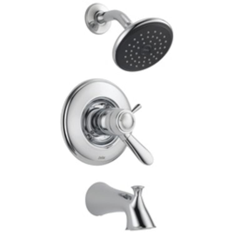 DELTA® T17T438 TempAssure® 17T 2-Function Tub and Shower, 2.5 gpm Shower, Hand Shower Yes/No: No, Chrome Plated