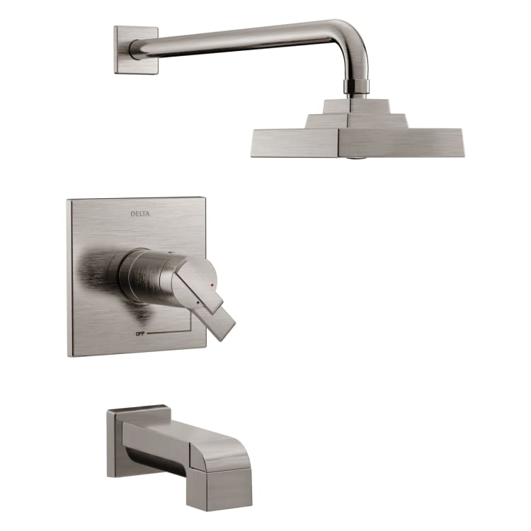 DELTA® T17T467-SS TempAssure® 17T Tub and Shower Trim, 1.75 gpm Shower, Stainless Steel