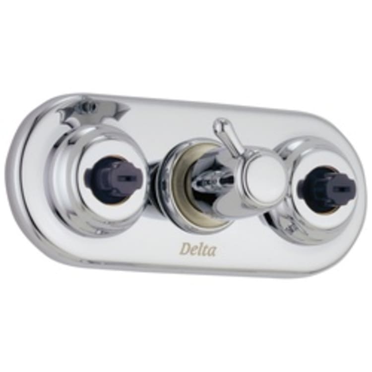 DELTA® T18017-XO XO Jet Module® Jetted Shower™ Extra Outlet Jetted Module Diverter Trim, 2.5 gpm Shower, Hand Shower Yes/No: No, Chrome Plated