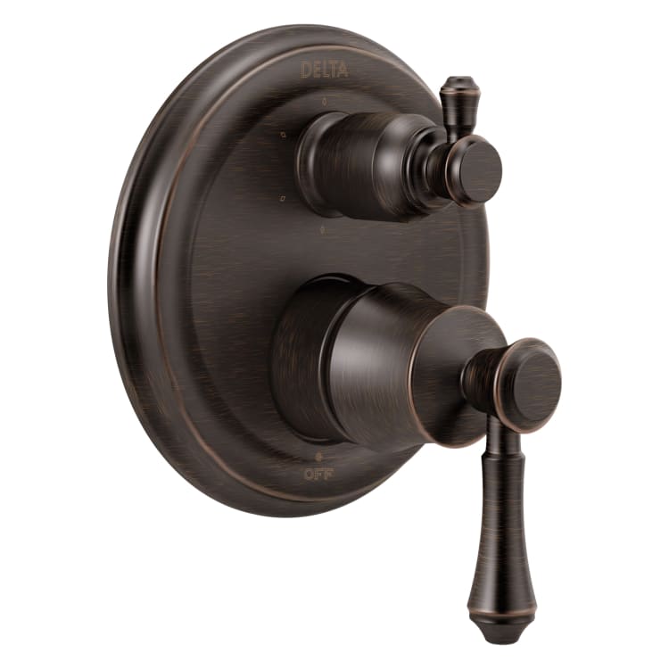 DELTA® T24997-RB Monitor® 14 6-Setting Traditional Valve Trim, Venetian Bronze