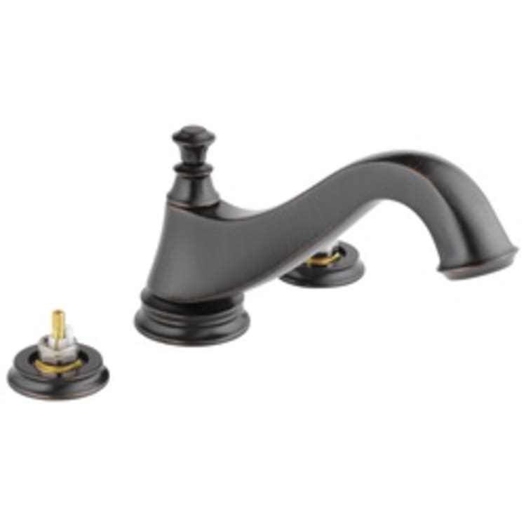 DELTA® T2795-RBLHP Cassidy™ Roman Tub Trim, 2 gpm, 10 to 16 in Center, Venetian Bronze, Hand Shower Yes/No: No