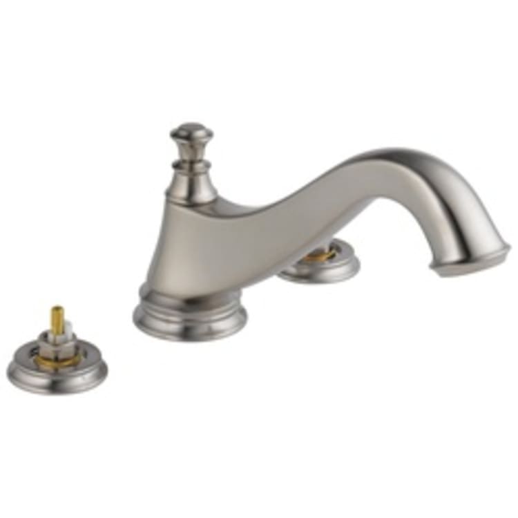 DELTA® T2795-SSLHP Cassidy™ Roman Tub Trim, 2 gpm, 10 to 16 in Center, Stainless Steel, Hand Shower Yes/No: No