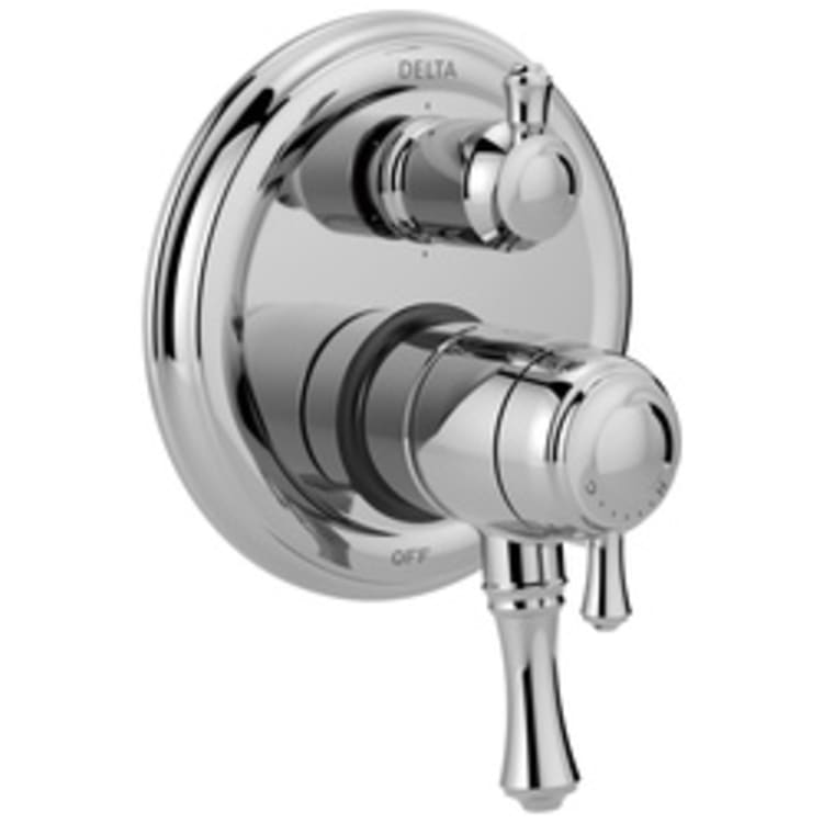 DELTA® T27997 Monitor® 17 6-Setting Traditional Valve Trim, Chrome Plated