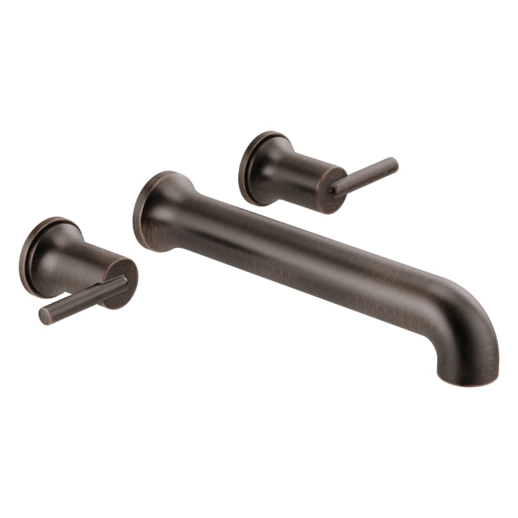 DELTA® T5759-RBWL Trinsic® Tub Filler, 8 in Center, Venetian Bronze, 2 Handles, Import
