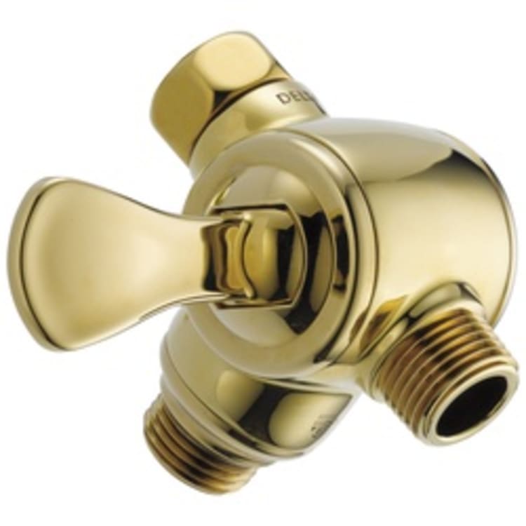 DELTA® U4929-PB-PK 3-Way Shower Arm Diverter, Hand Shower Yes/No: No, Polished Brass