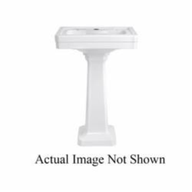 DXV D20030001.415 Fitzgerald® One Hole Lavatory Slab Only, 18 in L x 24 in W x 6-1/8 in H