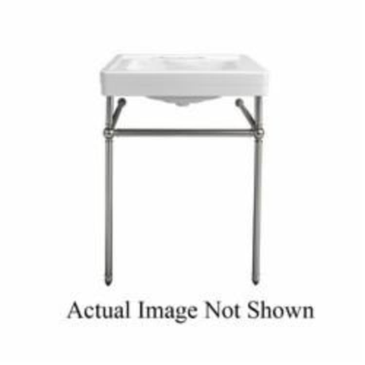 DXV D21410028.002 Fitzgerald® Lavatory Console, 32 in H x 24-5/8 in W Leg, Metal, Polished Chrome