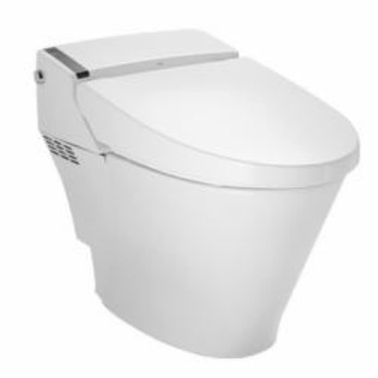 DXV D29020CS416-415 AT200® Spalet® Seat and Bowl Combo Bidet Smart Toilet, Elongated Bowl, 15-1/8 in H Rim, 1.32 to 0.92 gpf, Canvas White