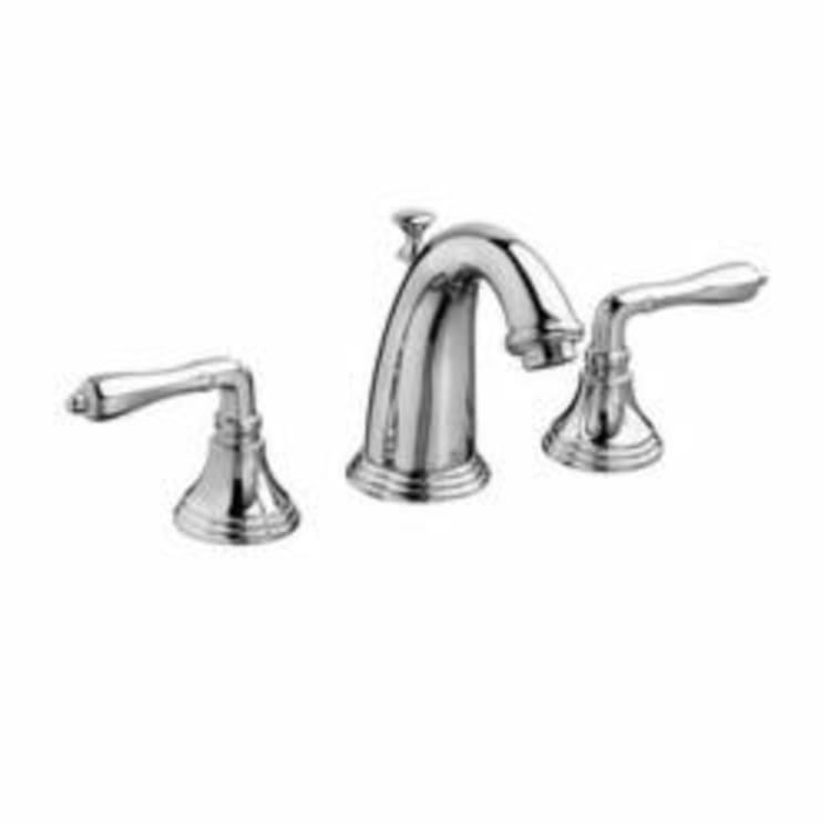 DXV D3510180C.100 Widespread Bathroom Faucet, ASHBEE™, 1.2 gpm Flow Rate, 8 in Center, Polished Chrome, 2 Handles