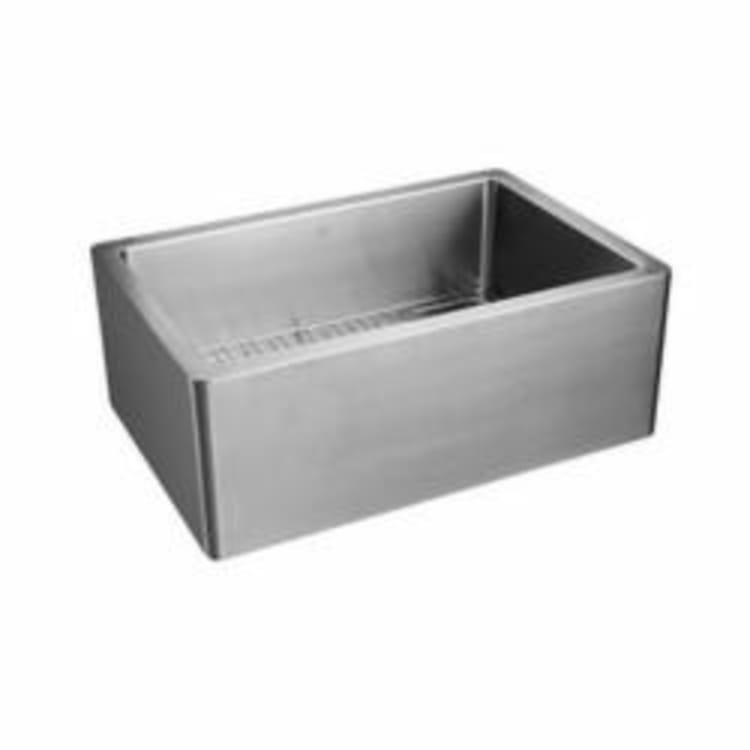 DXV D35130030.075 Hillside™ Apron Front Kitchen Sink, 30 in W x 20 in D x 11-1/2 in H, Stainless Steel, Stainless Steel