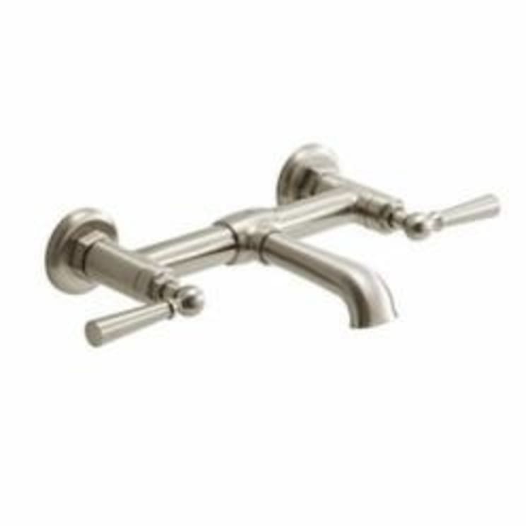 DXV D3515545C.144 Oak Hill™ Bathroom Faucet, 1.2 gpm, 8 in Center, 2 Handles, Brushed Nickel