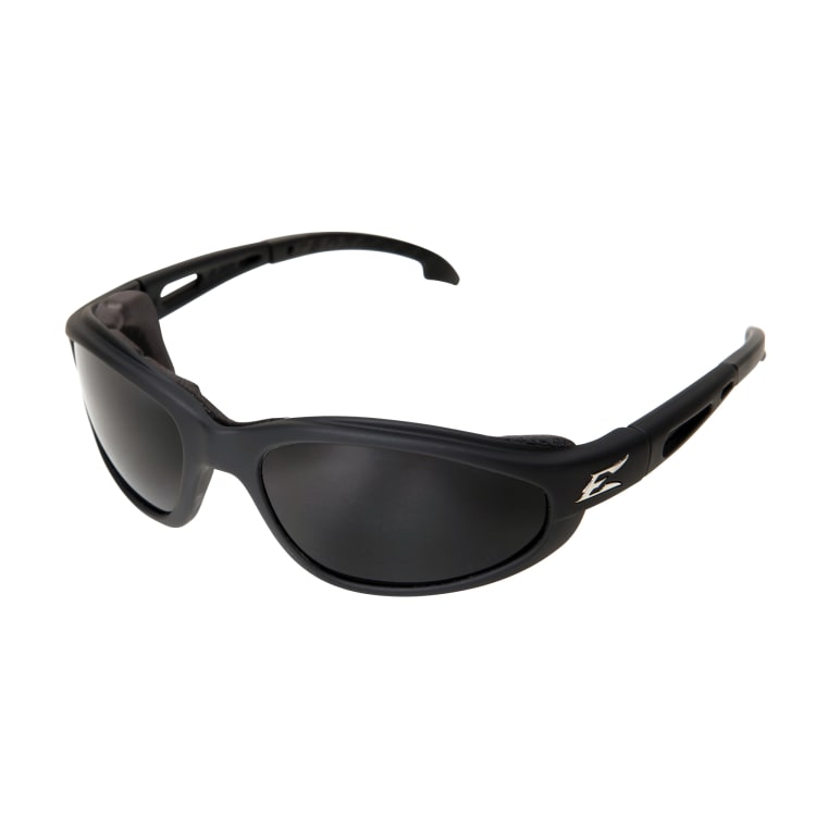 EDGE® GTSM216 Dakura Polarized Safety Glasses, Anti-Scratch, Smoke Lens, Matte Black, Nylon Frame, ANSI/ISEA Z87.1+2015, MCEPS GL-PD 10-12