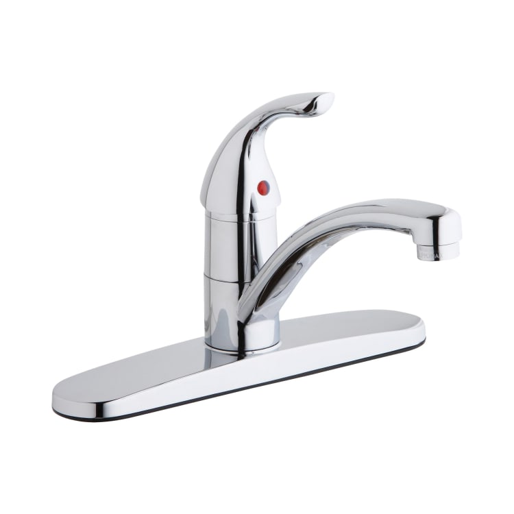 Elkay® LK1000CR Everyday Kitchen Faucet With Escutcheon, 1.5 gpm, 1 Handle, Chrome Plated, Import