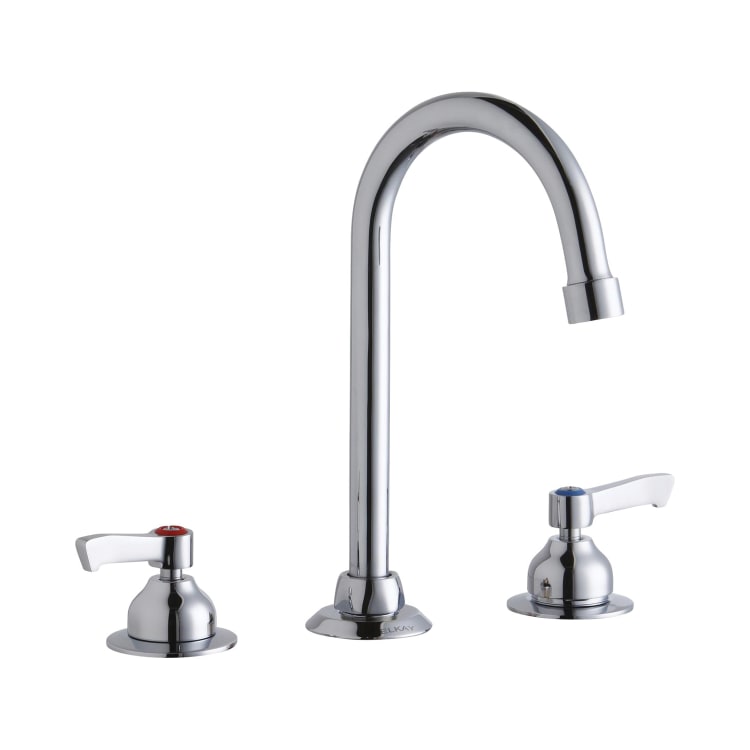 Elkay® LK800GN05L2 Food Service Faucet, 1.5 gpm, 8 in Center, 2 Handles, Chrome Plated, Import