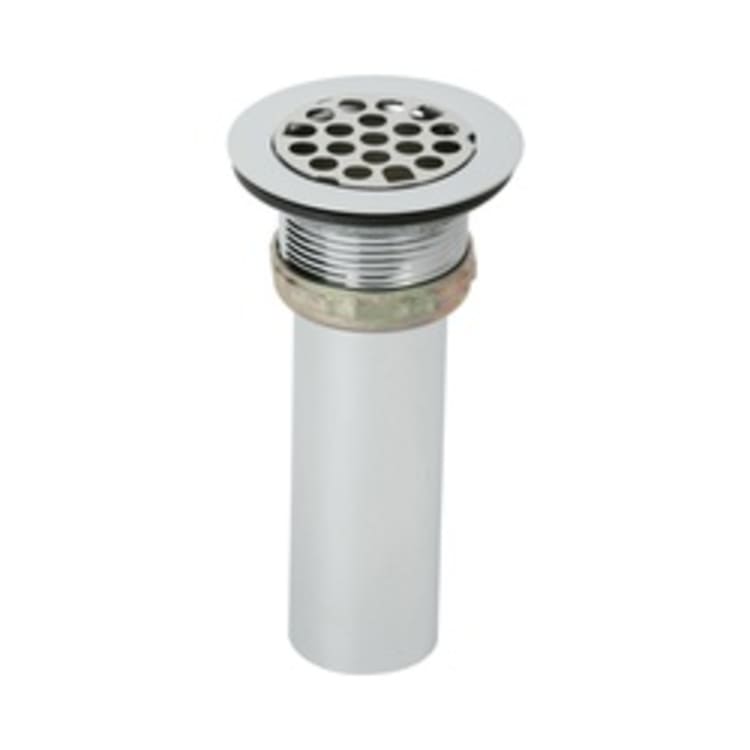 Elkay® LK8 Drain Fitting With Grid Strainer and Tailpiece, Stainless Steel Drain, Import