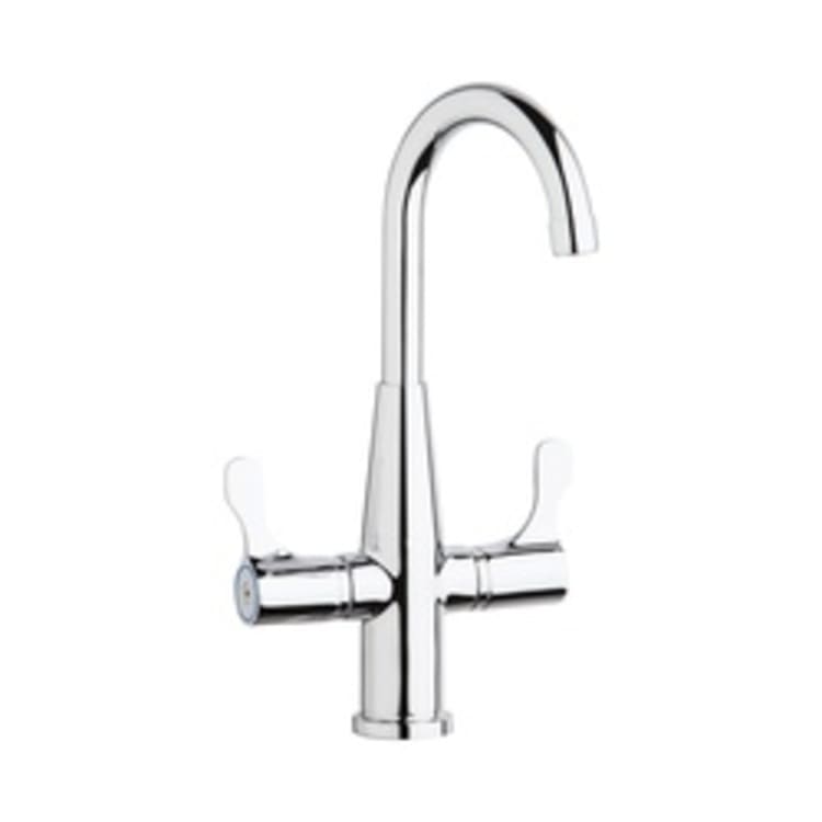 Elkay® LKD2223C Scrub/Handwash Bar Faucet, 1.5 gpm, Chrome Plated, 2 Handles, Import