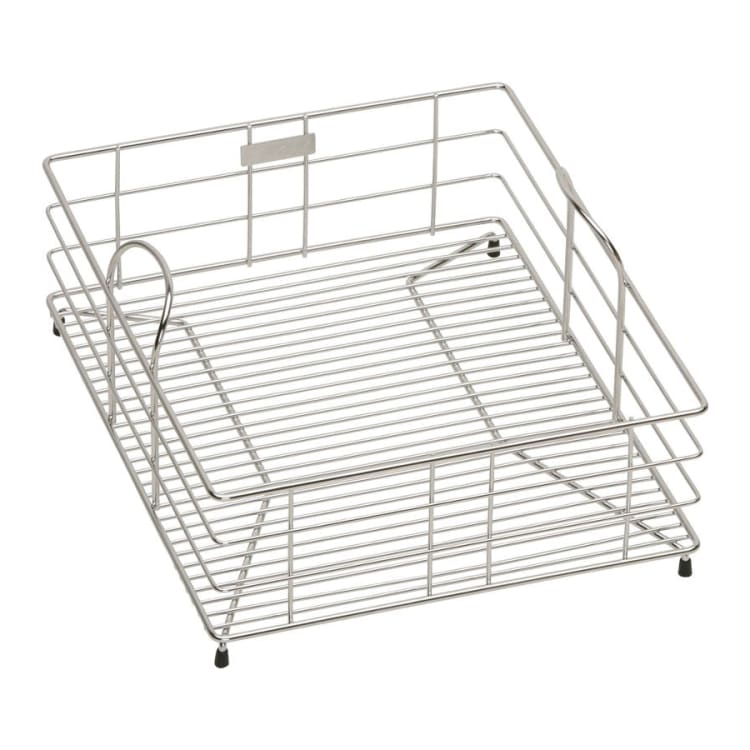 Elkay® LKFRB1316SS Rinsing Basket, 12-1/2 in L x 15 in W x 7 in H, Rectangular, Bright Polished, Import