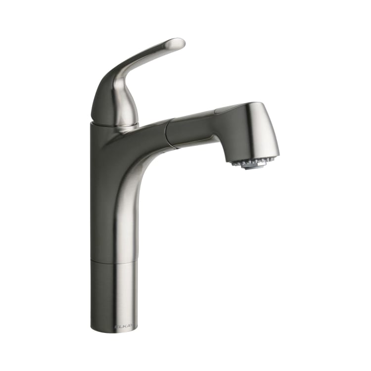 Elkay® LKGT1041NK Gourmet Low Flow Kitchen Faucet, 1.75 gpm, 1 Faucet Hole, Brushed Nickel, 1 Handle, Import