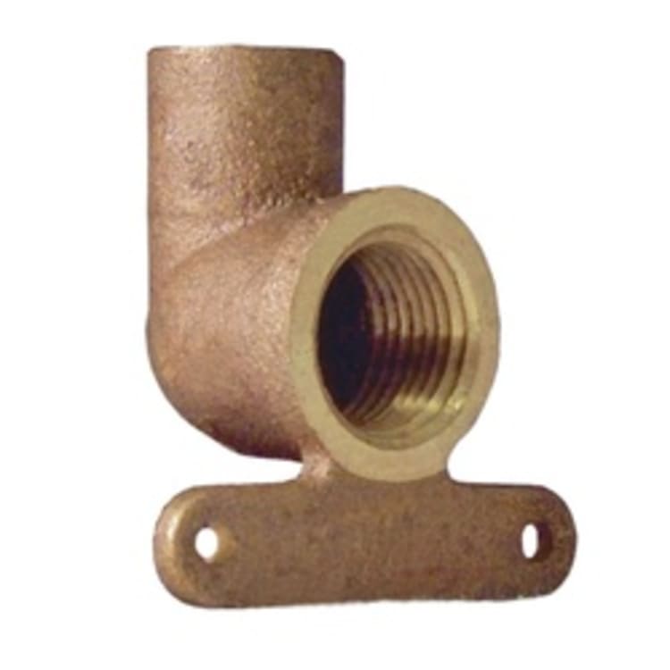 EPC 10035466 4707-5-3 Solder Female High-Ear 90 deg Elbow, 3/4 in, C x Female, Brass