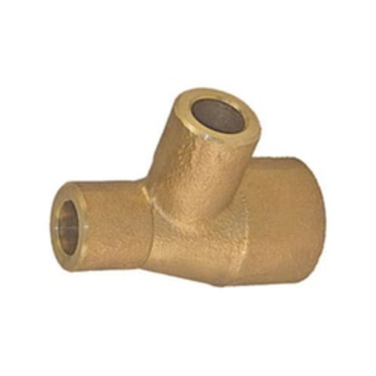 EPC 10036852 4711R Solder Reducing Tee, 2 x 1 x 1-1/2 in Nominal, Solder End Style, Cast Brass