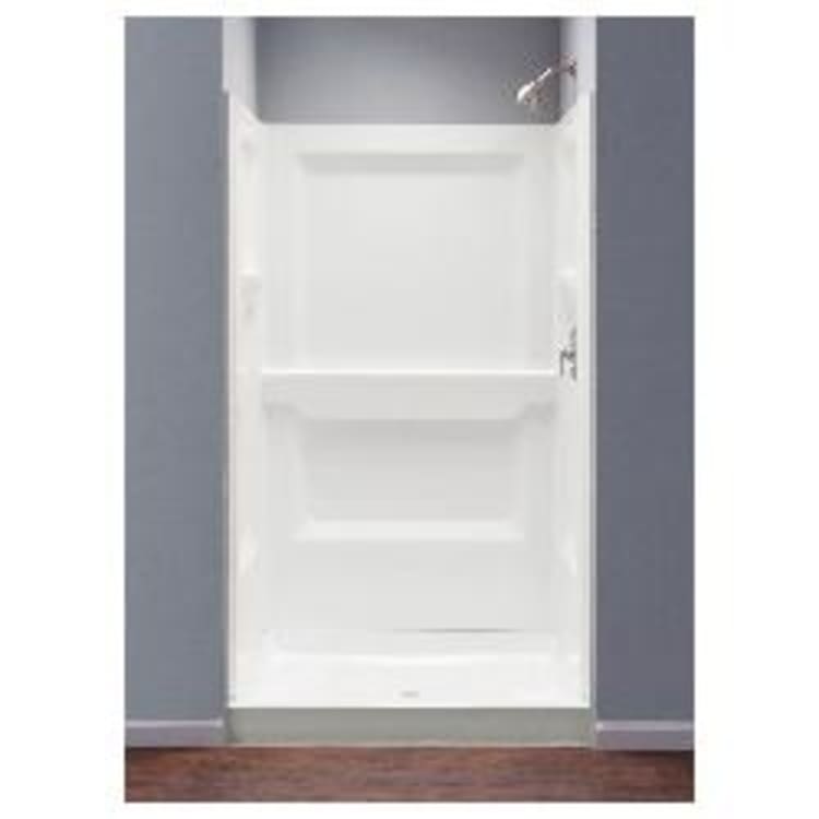 ELM® 748-32WHT 700 DURAWALL® Shower Wall, 73-1/4 in H, Fiberglass, Domestic