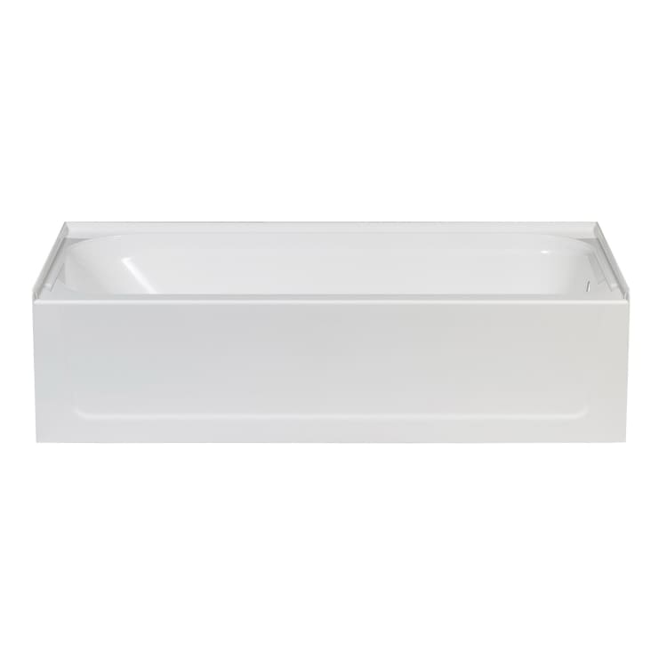 ELM® T6030RWHT Topaz™ Premier Bathtub, Bath Therapy Type: Soaking, 60 in L x 30 in W, Right Hand Drain, White, Domestic