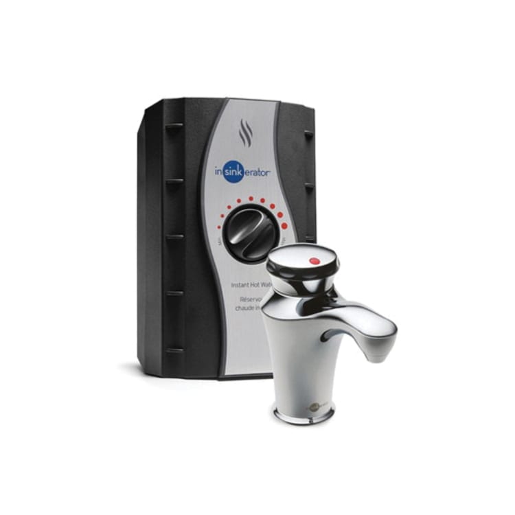 Insinkerator® 44718 Invite™ Instant Hot Water Dispenser, 2/3 gal Capacity, 1/4 in Water, Deck Mount, Polished Chrome, Import