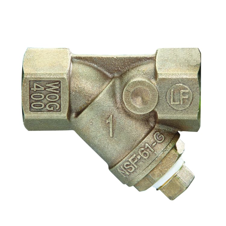 Febco® 0122977 LF650A Wye Strainer With #20 Mesh 304 Stainless Steel Screen, 1 in Nominal, 3-3/4 in OAL, FNPT Connection, Domestic