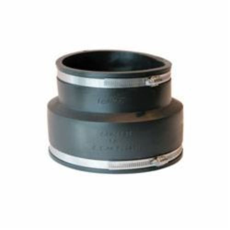 Fernco® 1006-46 Flexible Stock Coupling, 4 x 6 in, Concrete x Cast Iron/Plastic, PVC