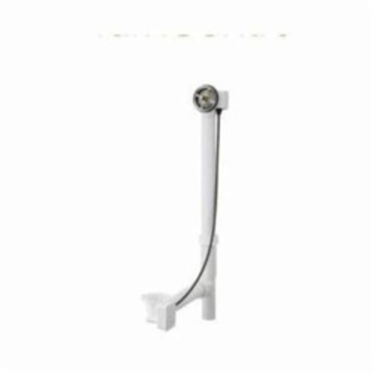 Geberit 151.504.00.1 TurnControl Bathtub Drain, 23-5/8 in H x 3-5/8 in W x 9-3/8 in D, Polypropylene, Domestic