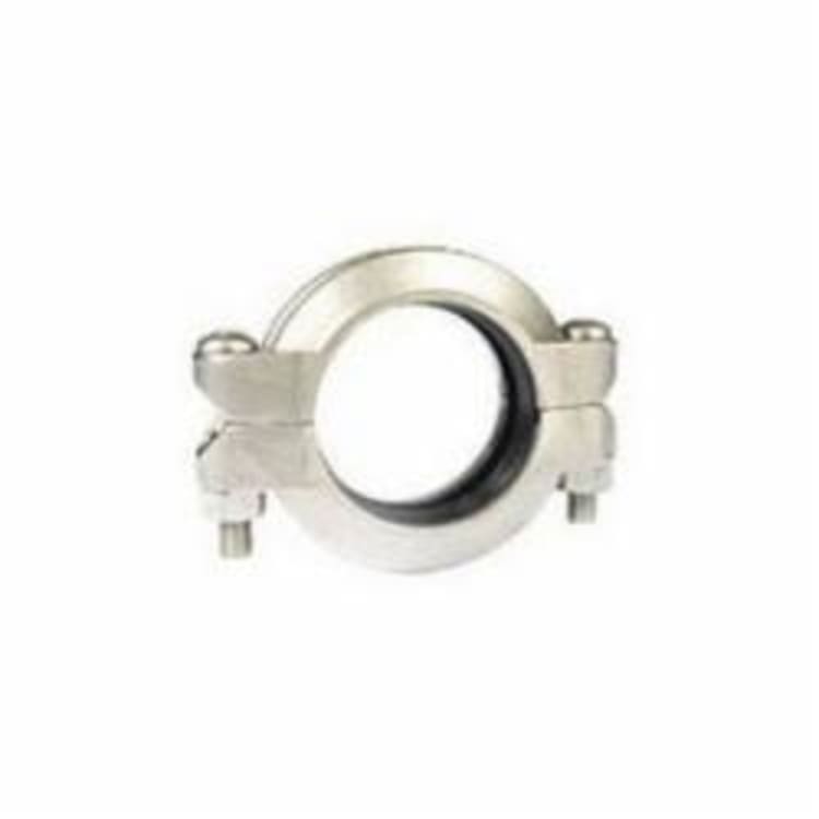 Grinnell® 47280EN3 Rigid Coupling With Grade "EN" EPDM Tri-Seal Gasket, 8 in, Grooved, 316 Stainless Steel