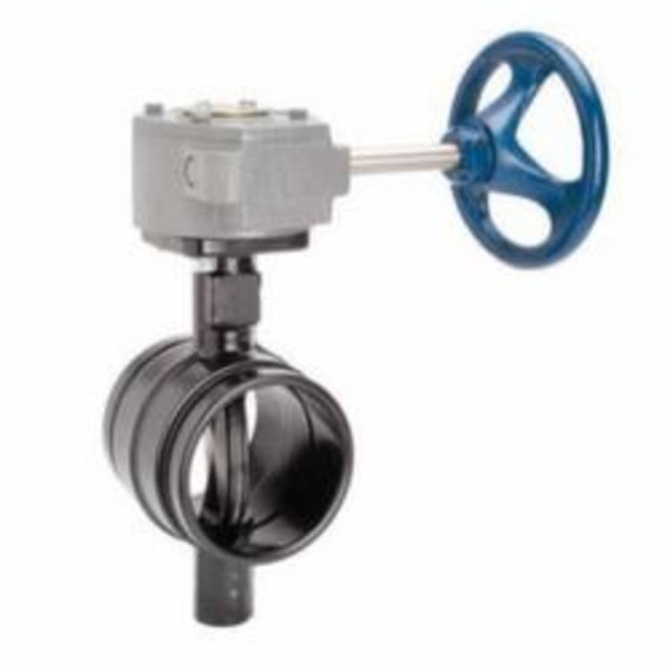 Grinnell® BN30260EG Butterfly Valve With Gear Operator, 6 in, Grooved, Ductile Iron Body