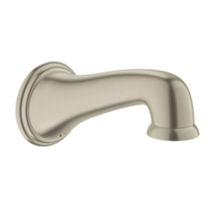 GROHE 13339EN0 Parkfield™ Wall Mounted Tub Spout With Flow Control, 3/4 in FNPT Connection, StarLight® Brushed Nickel, Import