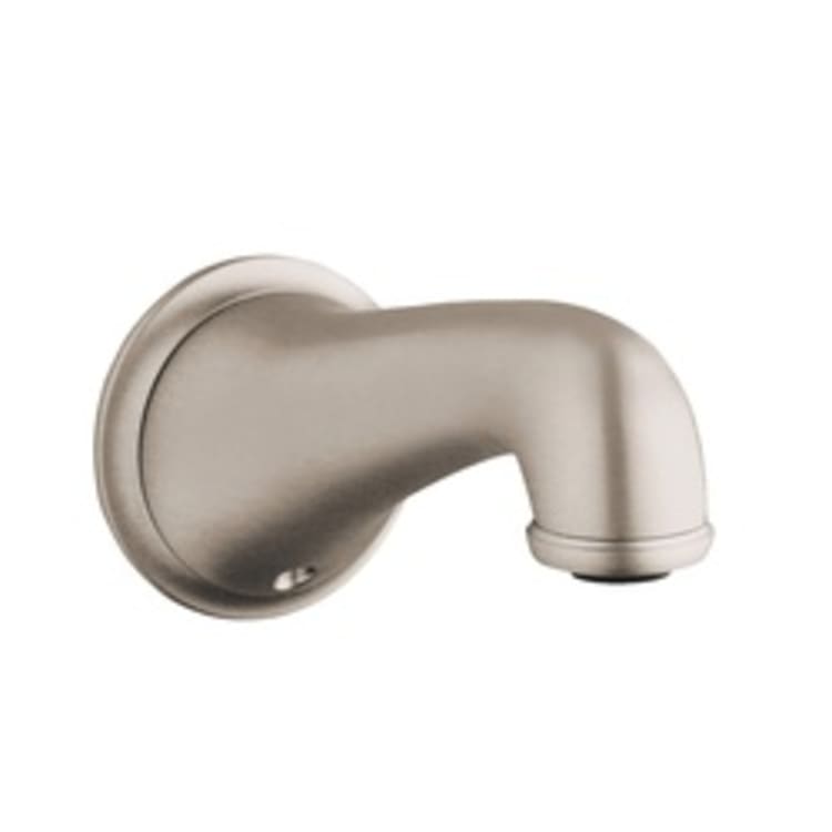 GROHE 13615EN0 Seabury Wall Mounted Tub Spout, 3/4 in FNPT Connection, StarLight® Brushed Nickel, Import