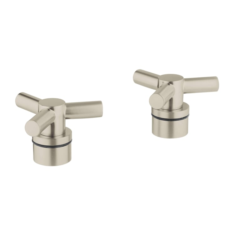 GROHE 18026EN0 Atrio® Faucet Trio Spoke Handle, For Use With Kitchen/Bar and Lavatory, Brass, Brushed Nickel, Import