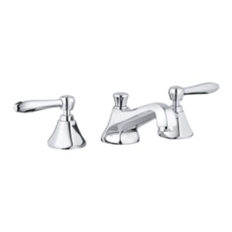 GROHE 20133ENA Somerset Widespread Bathroom Basin Mixer Without Handle, 1.2 gpm, 1-11/16 in H Spout, 5-1/2 to 17-3/4 in Center, Brushed Nickel, 2 Handles, Pop-Up Drain, Import