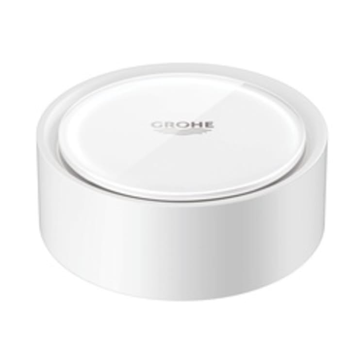 GROHE 22601LN0 22601_0 Smart Water Sensor, For Use With Ondus™ App to Monitor and Control Leaks, 2.4 GHz Wireless LAN, Plastic, White