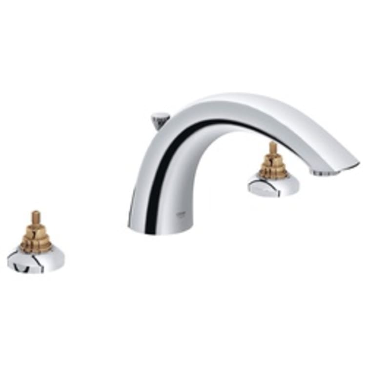 GROHE 25071000 Arden Roman Tub Filler, 12.6 gpm, StarLight® Chrome Plated, 2 Handles, Hand Shower Yes/No: No, Import