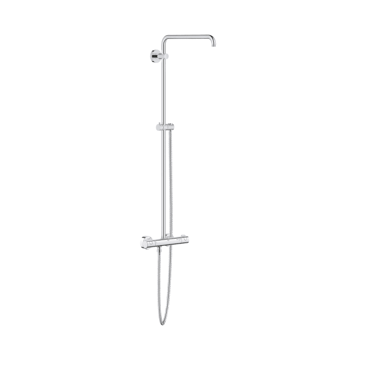 GROHE 26419000 Euphoria System Shower System, 1.8 gpm, Slide Bar: No, StarLight® Chrome, Import