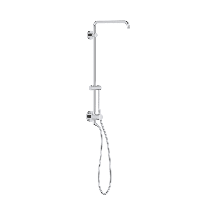 GROHE 26485000 Retro-fit Shower System, 1.8 gpm, Slide Bar: No, StarLight® Chrome, Import