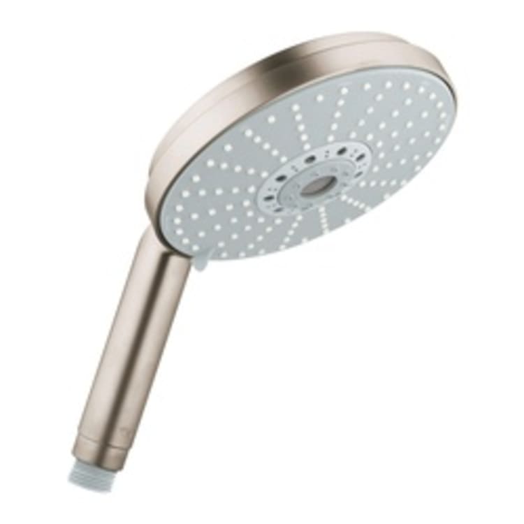 GROHE 27085EN0 Shower Head, Rainshower® Cosmopolitan, 4 in Dia 4 Shower Head, 2.5 gpm, Brushed Nickel, Import