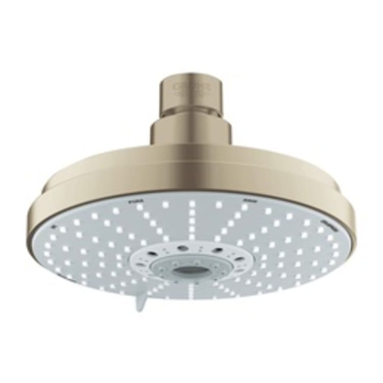 GROHE 27135EN0 Rainshower® Cosmopolitan 160 Shower Head, 2.5 gpm Flow Rate, 4 Sprays, Ceiling Mount, 6-5/16 in Dia Head, Import