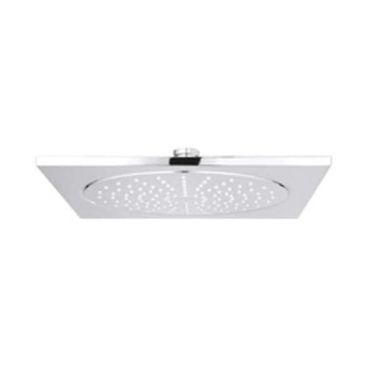 GROHE 27285000 Shower Head, Rainshower®, 2.5 gpm Flow Rate, 1 Sprays, Ceiling Mount, Import