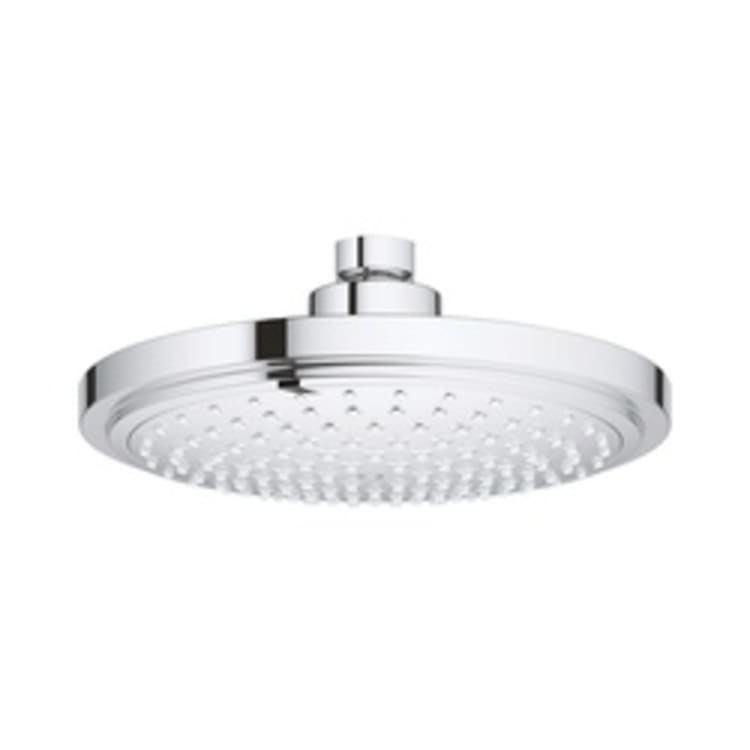 GROHE 27492000 Shower Head, Euphoria Cosmopolitan 180, 2.5 gpm Flow Rate, 1 Sprays, 7-1/16 in Dia Head, Import